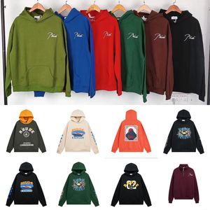 Topkwaliteit Heren Hoodies Rhude hoodie Letter Print Lange Mouw Mode Mannen Vrouwen Sweatshirts Luxe Trui Hiphop hoodies Luxe merk Sweatshirts MAAT: S/M/L/XL A104