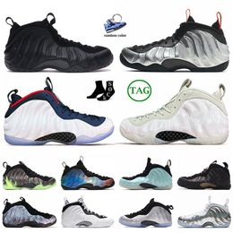 Top Qualité Hommes Penny Hardaway Basketball Chaussures Foam Posite One Halloween Shattered Backboard Alternate Galaxy Chrome Abalone Foam 1 Baskets Baskets