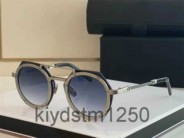 Gafas de sol para hombre de alta calidad Diseño de marca de lujo Estilo de moda Espejo Gafas de sol Sombras Steampunk Retro Vintage Hombre Gafas Mujeres Hexágono Gafas 006 DBWY