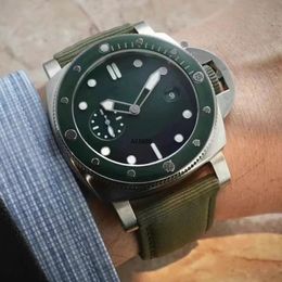 Montres pour hommes de qualité supérieure 47mm Submersible en acier inoxydable saphir mécanique automatique montre-bracelet pour hommes