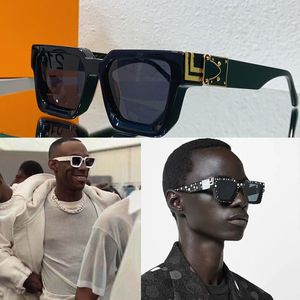 Lunettes de soleil millionnaire de qualité supérieure avec monture noire classique et logo doré hommes designers Z1910 Z1920 Z11940 Z1900 Z1812 mode femme Occhiali da sole