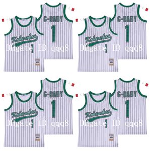 Película de alta calidad Hardball #1 Jarius G-Baby E White Dewayne Warren Ed Kekambas Film Basketball Jerseys