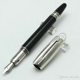 Topkwaliteit MT 14K 4810 Vulpen Crystal Top Fashion Classique Matel Circle met Serial Numer Ink Pennen Nieuw