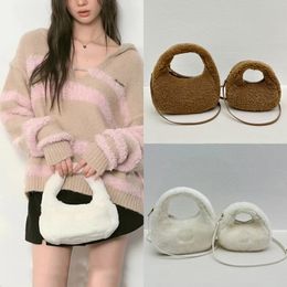 qualité supérieure mui mini errer hobo sac à main en cheveux d'agneau bandoulière amovible matériel doré fermeture à glissière pochette sac à main 10A