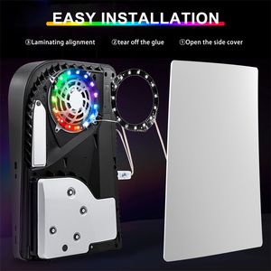 Top Quality Multifunctional Ps5 Console Decoration Light 8 Colors Dazzle Color Changing Luminescent Atmosphere Lamp DIY Remote Control Gaming Accessories