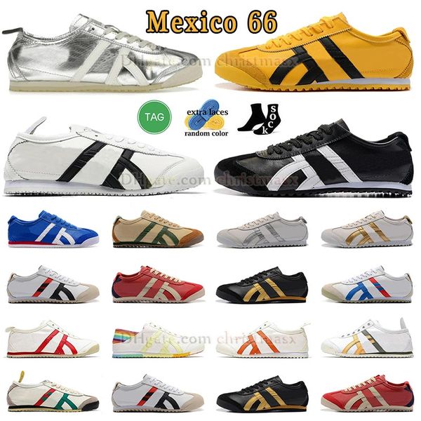 Diseñador de zapatos de envío gratis OG OG Running Shoes Tiger México 66 Athletic Trainer Mens Sports Sports Outdoor Jogging Spites Platform de zapatillas de lujo Platinadores de mocasines