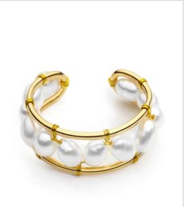 Bague en perles naturelles de qualité supérieure, bagues de couleur or faites à la main pour femmes, accessoires de doigt, bijoux à la mode, cadeaux 1325285