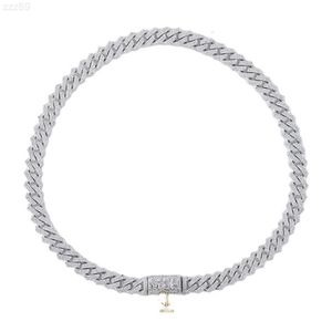 Topkwaliteit Nieuwe collectie Fijne sieraden Iced Moissanite Diamond 925 Silver Miami Cuban Link Chain for Men