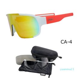 Top qualité Nouveau POC Lunettes de cyclisme Vélo Sport Lunettes de soleil Hommes Femmes Montagne Vélo Cycle Lunettes lentes de sol para Outdoor Eyew