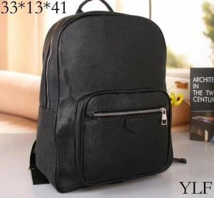 Topkwaliteit Nieuwe stijl Luxe Design Mens Double Shoulder Rugzak Merk Dames Laptoptas Grote Student Bookbag Leather Travel Bags