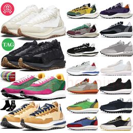 Designer hardloopschoenen mannen vrouwen ldwaffle cortez x grijze heldere citron sesam cloud sport trainers sneakers