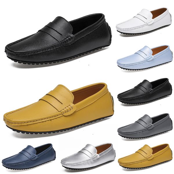 Calidad de la mejor calidad Hombres que corren los zapatos de correr negro blanco gris azul marino blues sliver para hombre entrenador de moda zapatillas de deporte al aire libre caminar 40-45