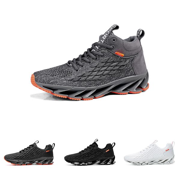 Chaussures de course de qualité supérieure pour hommes Triple noir blanc haut de gamme lame personnalité chaussure confortable hommes formateurs baskets de sport de plein air