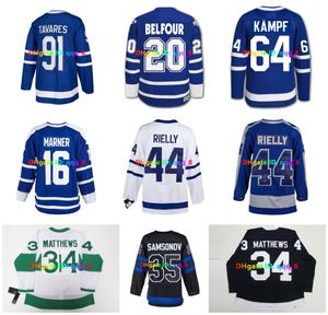 Auston Matthews Mitchell Marner Maple CCM Maillot de hockey Throwback Leafs St. Patricks John Tavares William Nylander Tyler Bertuzzi Ryan Reaves Mats Sundin Mogilny