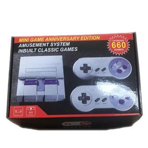 Lecteur de jeu nostalgique de qualité supérieure hôte SUPER SNES SFC 660 Mini HD TV vidéo Wii Console 8 bits double manette de jeu prise en charge du téléchargement et de l'enregistrement livraison directe