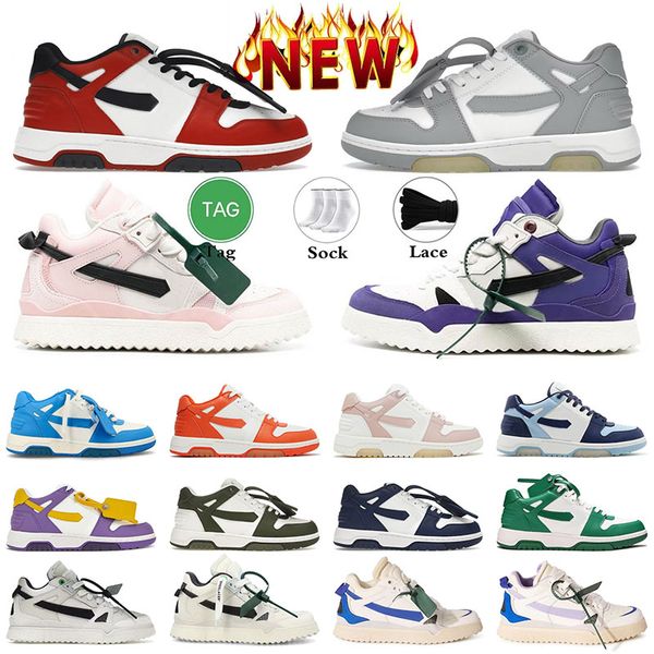 OFF-WHITE Out Of Office OOO Low Tops off white offwhite off whitesdesigner shoes 【code ：L】Top Qualité OG Casual Chaussures Designer OFF Baskets Out Of Office Mocassins Blanc