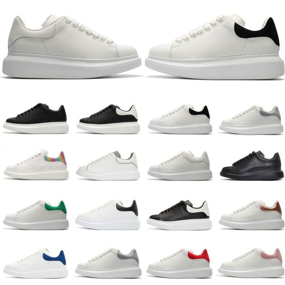 Top Quality OG Designer Sneakers Scarpe casual Unisex Chaussures Luxury Uomo Donna Platform Shoe Nero Suede Riflettente Triple White Mens Outdoor Trainers Taglia 36-44