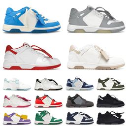 Topkwaliteit Out Of Office Lage Top Sneakers Heren Dames Designer Schoenen Off Lichtblauw Zwart Wit Rood Paars Geel Roze Luxe Heren Schoenen Trainers Dhgate