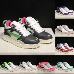 Topkwaliteit Out of Office Sneaker Midtop Spons Designer Casual Schoenen Offs Dames Heren Wit Laag Roze Groen Zwart Pijlen Motief Ooo Voor Wandelen Jurk Sneakers Trainers