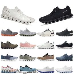 Top Quality Outdoor 5 Chaussures de course Casual Designer Platform Sneakers Clouds Shock Absorbingrts All Black White Grey for Women Mens Training Training Trainers