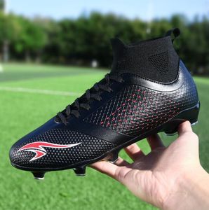 Topkwaliteit Outdoor Voetbalschoenen Heren Kids Turf Indoor Voetbalschoenen Schoenplaten Training Match Sport Drop Shipping Unisex Futsal