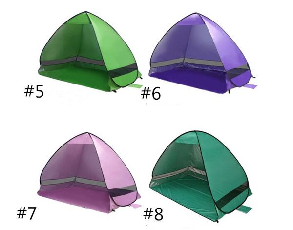 Top Qualité En Plein Air Rapide Ouverture Tentes Ouverture Instantanée Portable Plage Tente Abris Randonnée Camping Famille Tentes Pour 2-3 Personne Vente Chaude