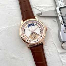 Top qualité Patekity Designer montre mécanique suisse mens automatique affaires Montres-bracelets de luxe chronographe saphir Montres de marque montres