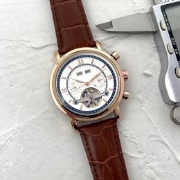 Topkwaliteit Patekity Designer Zwitsers mechanisch horloge heren automatisch zakenhorloges luxe chronograaf saffier uurwerken merk horloges 03