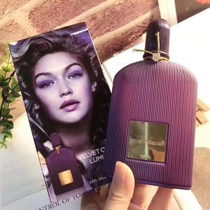 Fragancias de perfume de alta calidad para mujer dama VELVET ORCHID perfumes EDP 100ml Buen regalo spray Fragancia fresca y agradable Entrega rápida