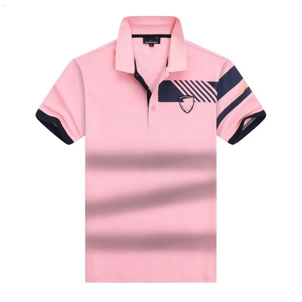 Polo de alta calidad para hombre Camisetas de lujo 2023 Verano Ajuste clásico Negocios Cuentas de algodón Diseño minimalista Estilo súper versátil Asia Tamaño M XXXL Camisas de diseñador para hombre