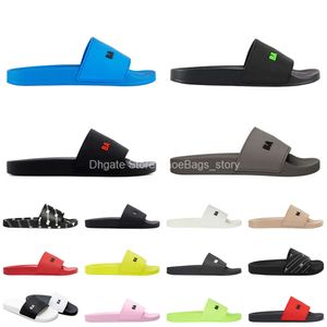 Top Quality Pool Slipper Slide Sandal Caoutchouc Formateurs Summer Scuffs Designer Mens Noir Flip Flop Rond Antidérapant Femmes Casual Sandales Plage Hommes Femmes Confortables