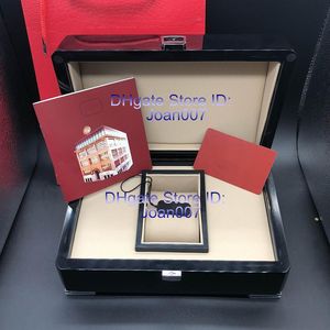 Top qualité PP montre boîte originale papiers carte bois coffrets cadeaux boîte de sac rouge pour PP Nautilus Aquanaut 5711 5712 5990 5980 Watches279Y