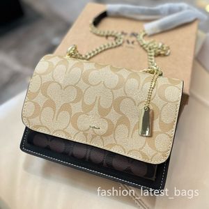 Presbicia de alta calidad Flip Organ Mini Klare Bolsas Diseñador Cadena Crossbody Bolsa de hombro para mujeres Casual Cross Body Flap Luxury Fashion Ladie Wallet Monederos Bolso