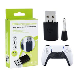 Topkwaliteit PS5 Bluetooth -adapters 4.0 EDR USB Bluetooth Dongle draadloze adapterontvanger voor PS4 -controller Gamepad Bluetoothes Headsets compatibel P5 DHL