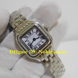 Top Quality Real PO avec boîte à bracelet Box Medies 22 mm en acier inoxydable 1320 WSPN0007 WSPN0006 Bracelet Lady Quartz Watch Wat 262Z