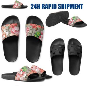 GUCCI slipper designer slides  women geranium men sandal top quality tory shoes Striped Beach luxury New Rubber outdoor beach men women Slides slipper sandals 【code ：L】35-46