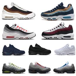 Top qualité chaussures de course hommes bleu foncé armée gourmand loup gris femmes formateurs hommes formateurs baskets de sport Bordeaux blanc