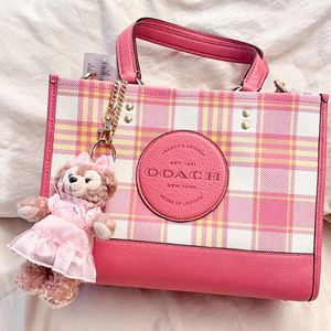 Luxurys Sac à main Sac à main Designer Field Dempsey Sac fourre-tout pour femme Rose Pochette Weekender Sac Sangle Mens Toile Cuir Sac à main Embrayage Bandbody Stripe Sacs à bandoulière