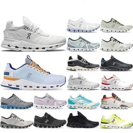 Chaussures de qualité supérieure Tout blanc sur les chaussures pour femmes Asphalt Grey Alloy Grey Niagara Blue Orange Sea Green pour les baskets de sport de designer pour hommes