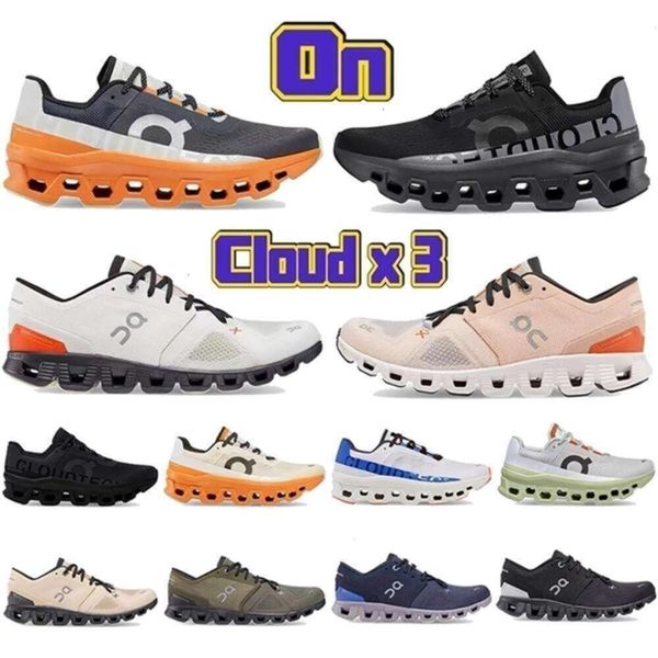 Chaussures de qualité supérieure Chaussures de créateurs Cloudmonster x Baskets pour hommes Eclipse Curcuma Lumos Triple Black Frost Surf Rose Sand Ivory Frame Midnight