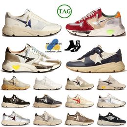 Top Quality Silver Ice Cream Noir Designer Casual Chaussures Running Sole Vintage Formateurs Camouflage Femmes Hommes Faits À La Main Italie Marque Baskets Ivoire Star Runners