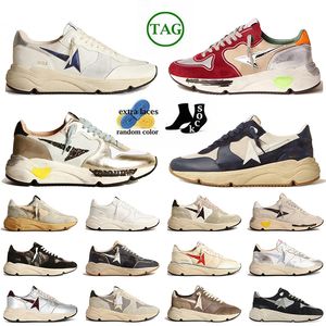 Top Quality Silver Ice Cream Noir Designer Casual Chaussures Running Sole Vintage Formateurs Camouflage Femmes Hommes Faits À La Main Italie Marque Baskets Ivoire Star Runners