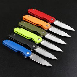 Topkwaliteit klein vouwmes 8cr13mov stalen mes buiks afhandelen Mini EDC sleutelhanger messen