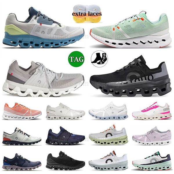 Chaussures de course de baskets de qualité supérieure cloudmonster ckoud nova swift 3 3x la chaussure Roger surfeur oc nuageux calière x 3 chaussure de créateur en cuir cloudulltra rare tous les entraîneurs noirs