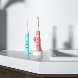 Brosse à dents électrique en laine douce de qualité supérieure charge USB brosse à dents sonique rechargeable nettoyeur de dents étanche blanchisseur de dents avec tête de remplacement 4 pièces