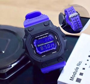 Topkwaliteit sport luxe horloge automatisch licht led horloge gx56 waterdichte chronograaf zonne -energiewatch rubberen riem originele box1023280