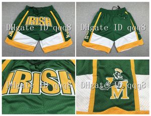 Top Quality St Vincent Mary High School Irish 23 James Basketball Pantaloncini Da Sport Shorts Basket College Pantal