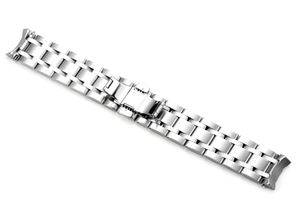 Bande de montre en acier inoxydable de qualité supérieure Bracelet de montre d'argent pour T035 22mm 23mm 24mm