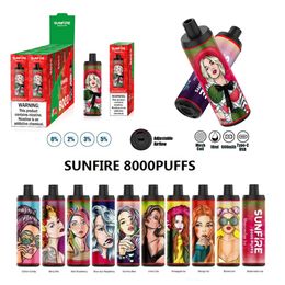 Tive Sunfire Sunable Vape Pen 8000 Puffes FRAISERS MANGO FRUITS SAVOR