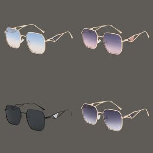 Lunettes de soleil de qualité supérieure pour femmes PC jambes miroir noir vintage lunettes douces plein cadre triangulaire signature bleu dégradé lentille lunettes de soleil mode hj071 C4